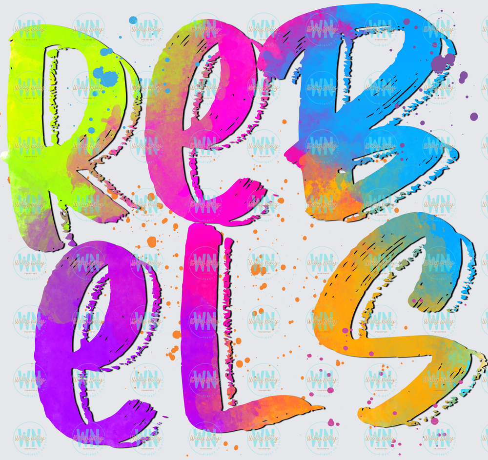 Rebels (neon)-Ready to Press DTF Transfer