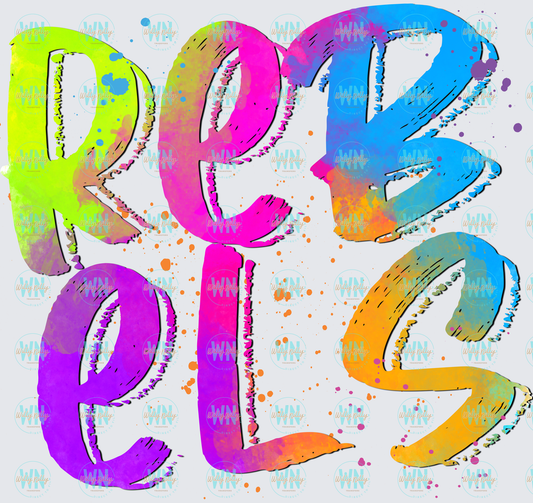 Rebels (neon)-Ready to Press DTF Transfer