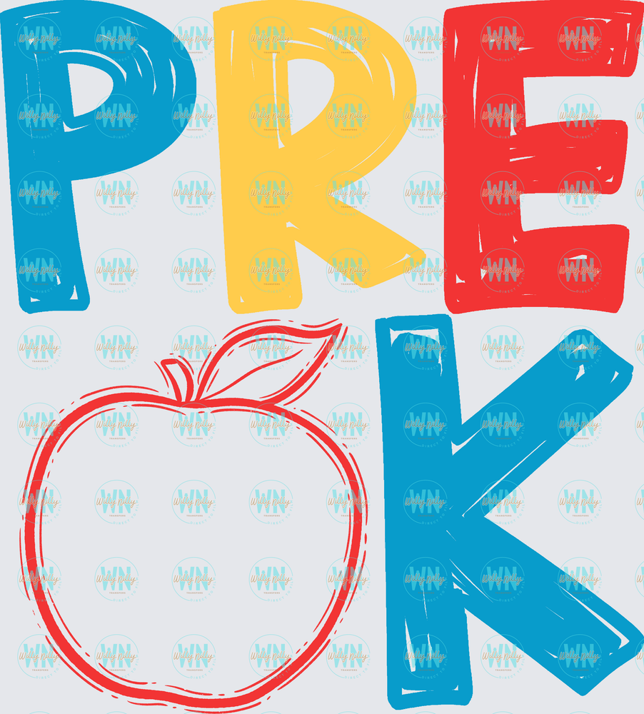 PreK (apple)-Ready to Press DTF Transfer