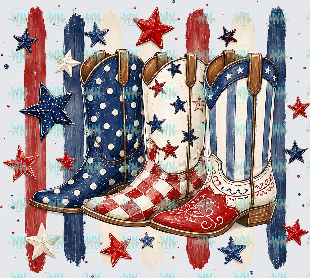 Freedom Boots-Ready to Press DTF Transfer