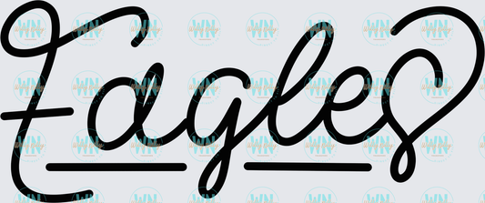 Eagles (hand lettered)-Ready to Press DTF Transfer