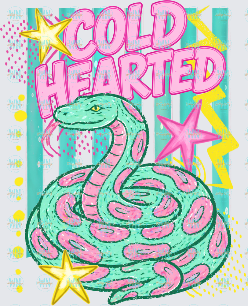 Cold Hearted-Ready to Press DTF Transfer