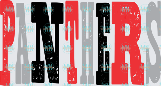 Panthers (black and red)-Ready to Press DTF Transfer