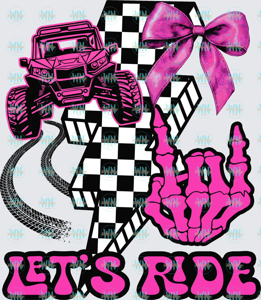 pink lets ride