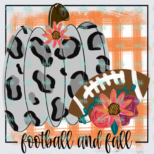 Football and Fall-Ready to Press DTF Transfer