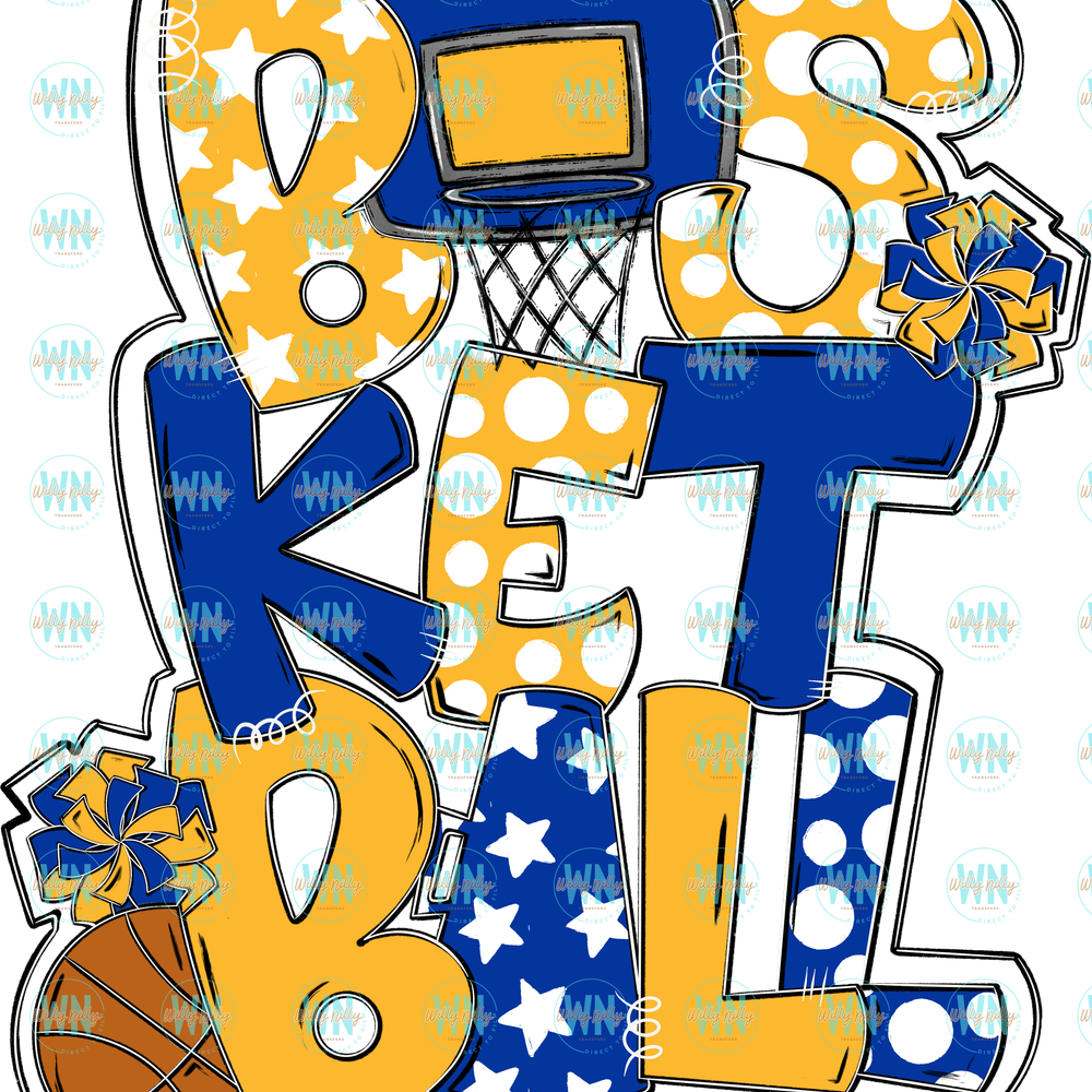 Basketball Royal Yellow