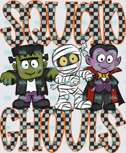 Squad Ghouls-Ready to Press DTF Transfer