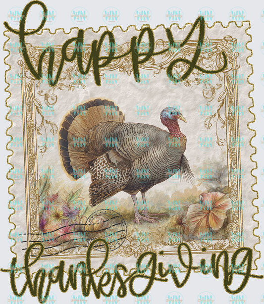 Happy Thanksgiving-Ready to Press DTF Transfer