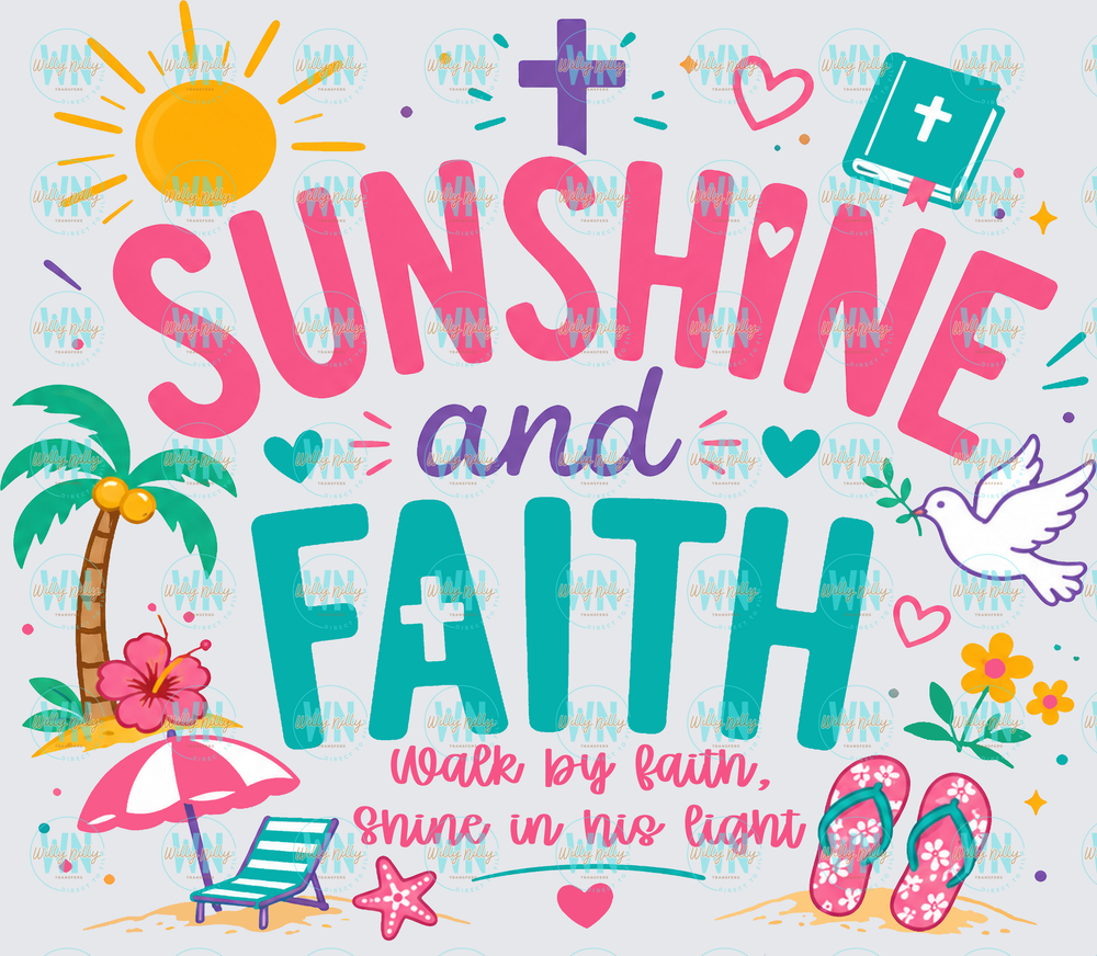 Sunshine and Faith-Ready to Press DTF Transfer