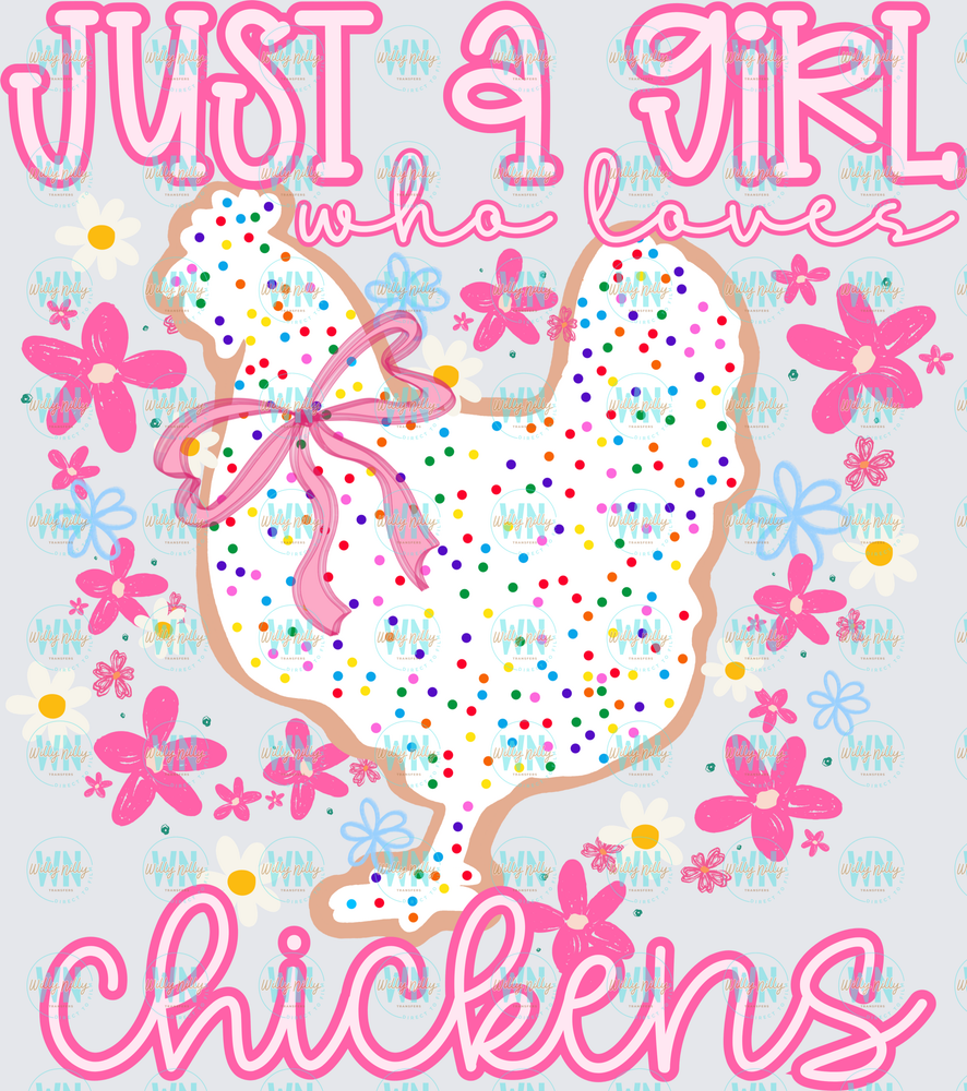 Just a girl who loves chickens