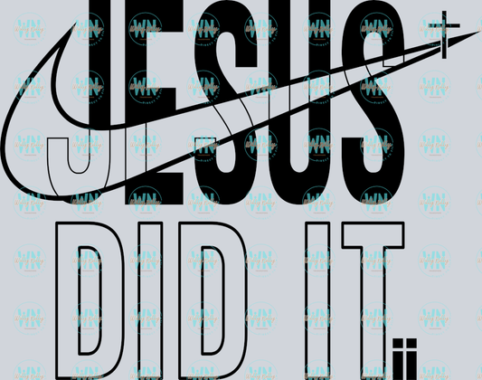 Jesus did it
