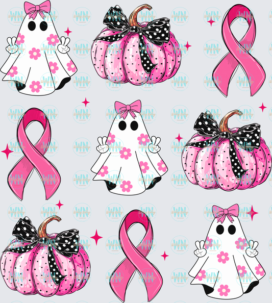 Halloween Breast Cancer Awareness-Ready to Press DTF Transfer