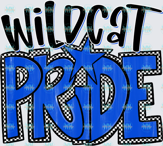 Wildcat Pride (blue)-Ready to Press DTF Transfer