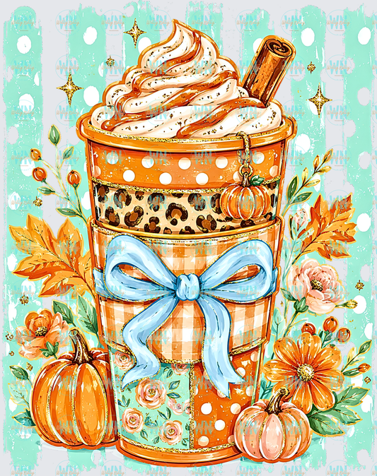 Fall Pumpkin Spice-Ready to Press DTF Transfer