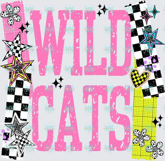 Wildcats (pink)-Ready to Press DTF Transfer