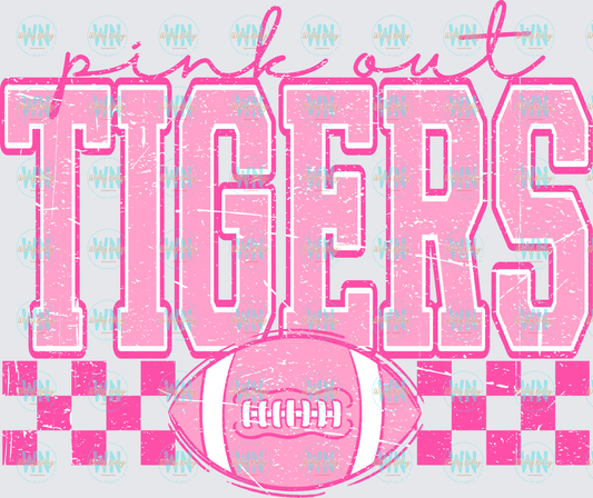 Tigers Pink Out-Ready to Press DTF Transfer