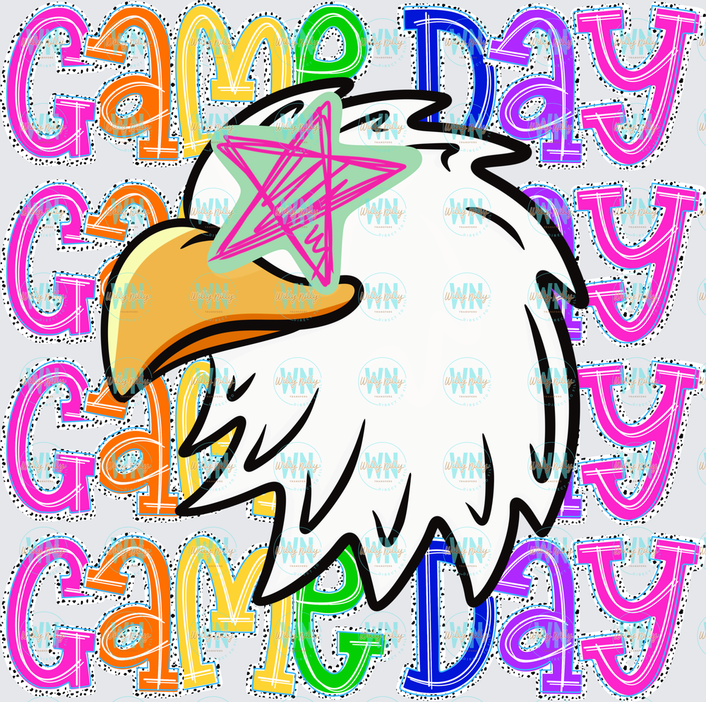Game Day (Eagle)-Ready to Press DTF Transfer