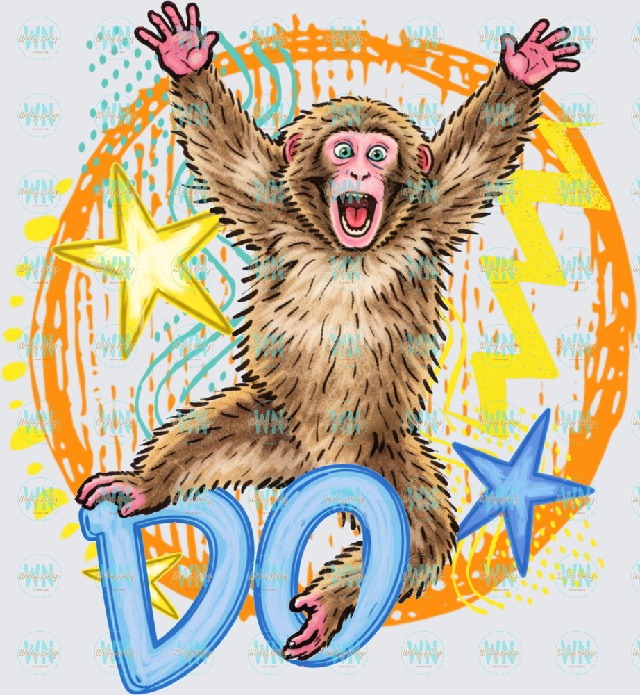 Monkey Do-Ready to Press DTF Transfer