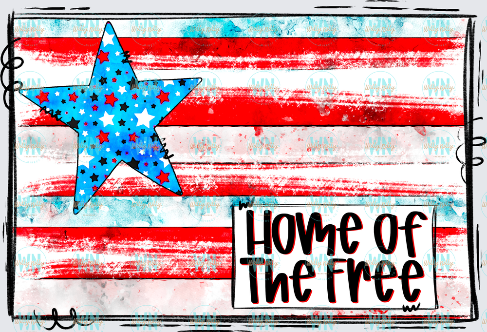 Home of the Free-Ready to Press DTF Transfer