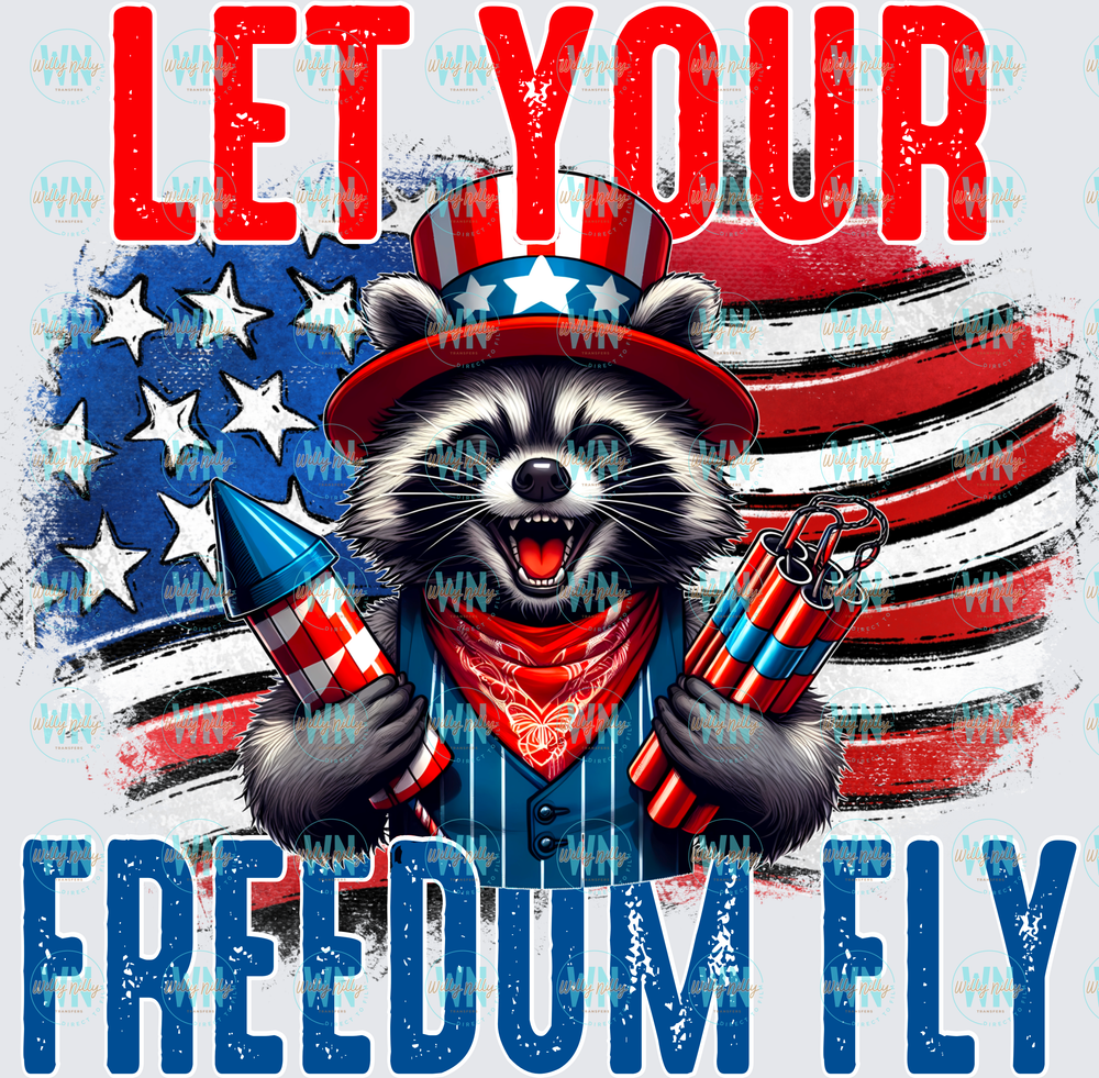 Let Your Freedom Fly-Ready to Press DTF Transfer
