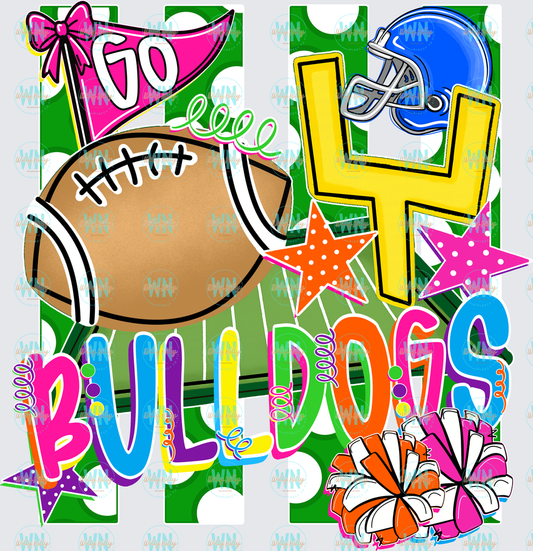 Go Bulldogs-Ready to Press DTF Transfer