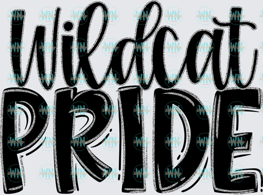 Wildcat Pride (black)-Ready to Press DTF Transfer