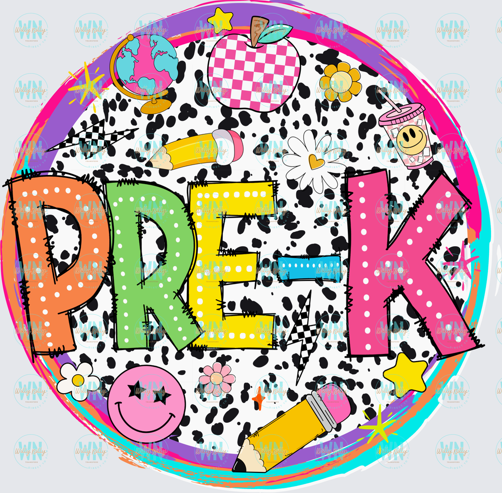 Cute PreK-Ready to Press DTF Transfer