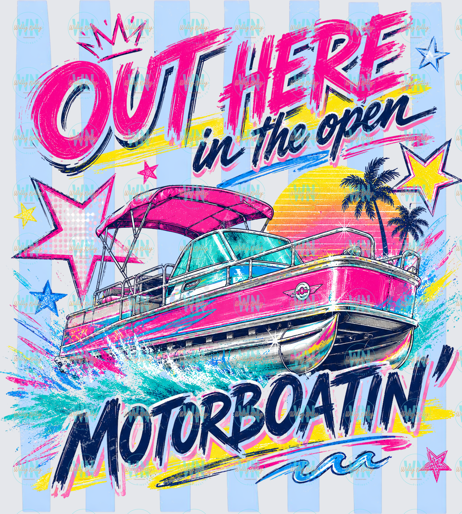 Motorboatin'-Ready to Press DTF Transfer