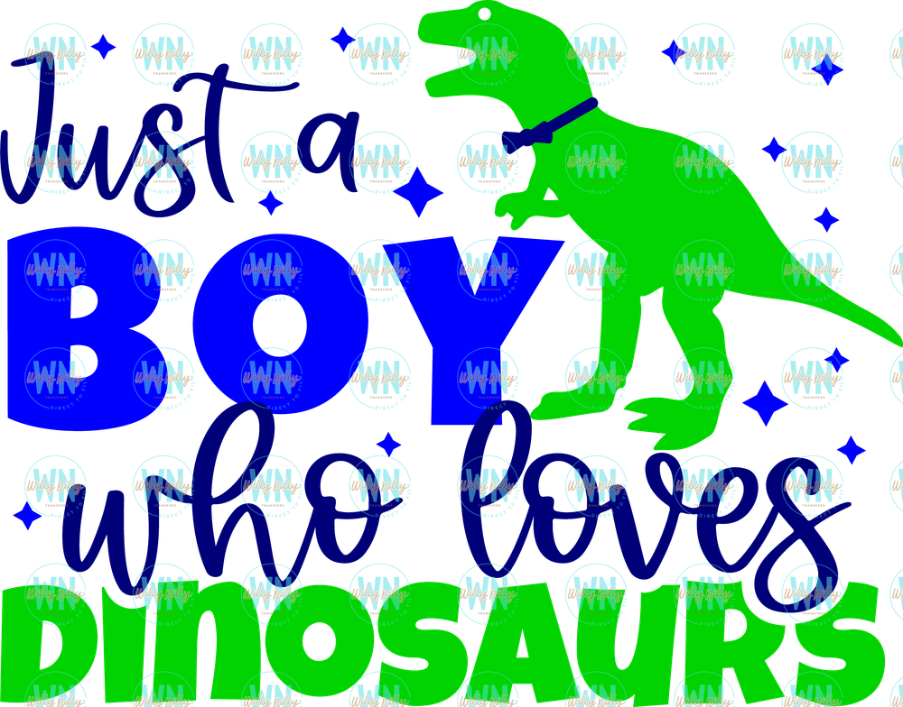 just a boy dinosaur