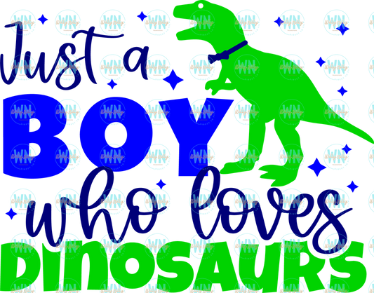 just a boy dinosaur