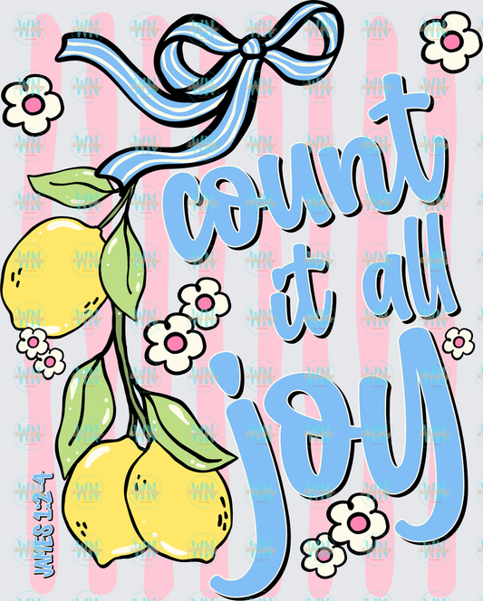 COUNT IT ALL JOY