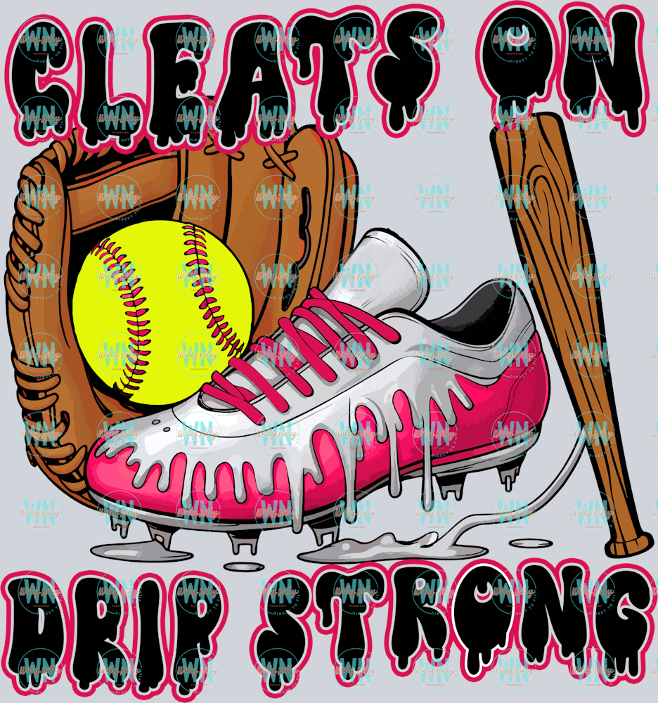 cleats drip softball