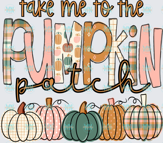 Take Me to the Pumpkin Patch-Ready to Press DTF Transfer