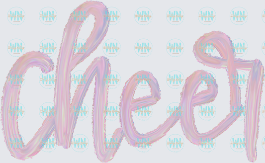 Pearlescent Cheer-Ready to Press DTF Transfer