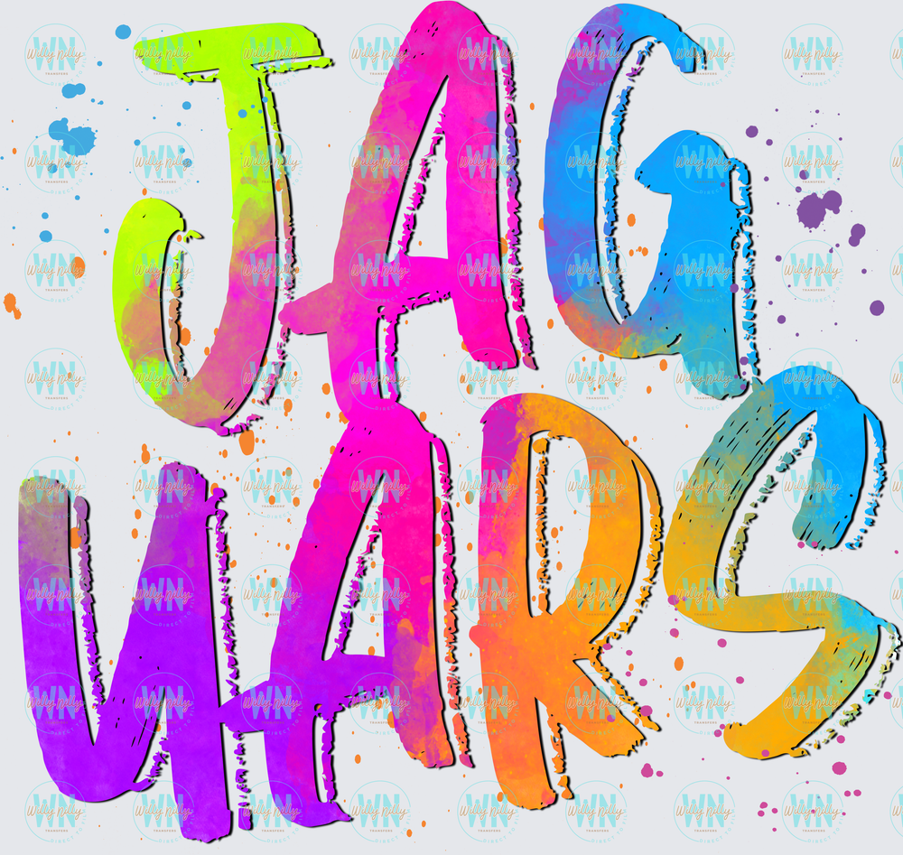 Neon Jaguars-Ready to Press DTF Transfer