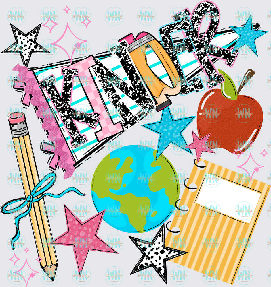 Kindergarten (back to school)-Ready to Press DTF Transfer