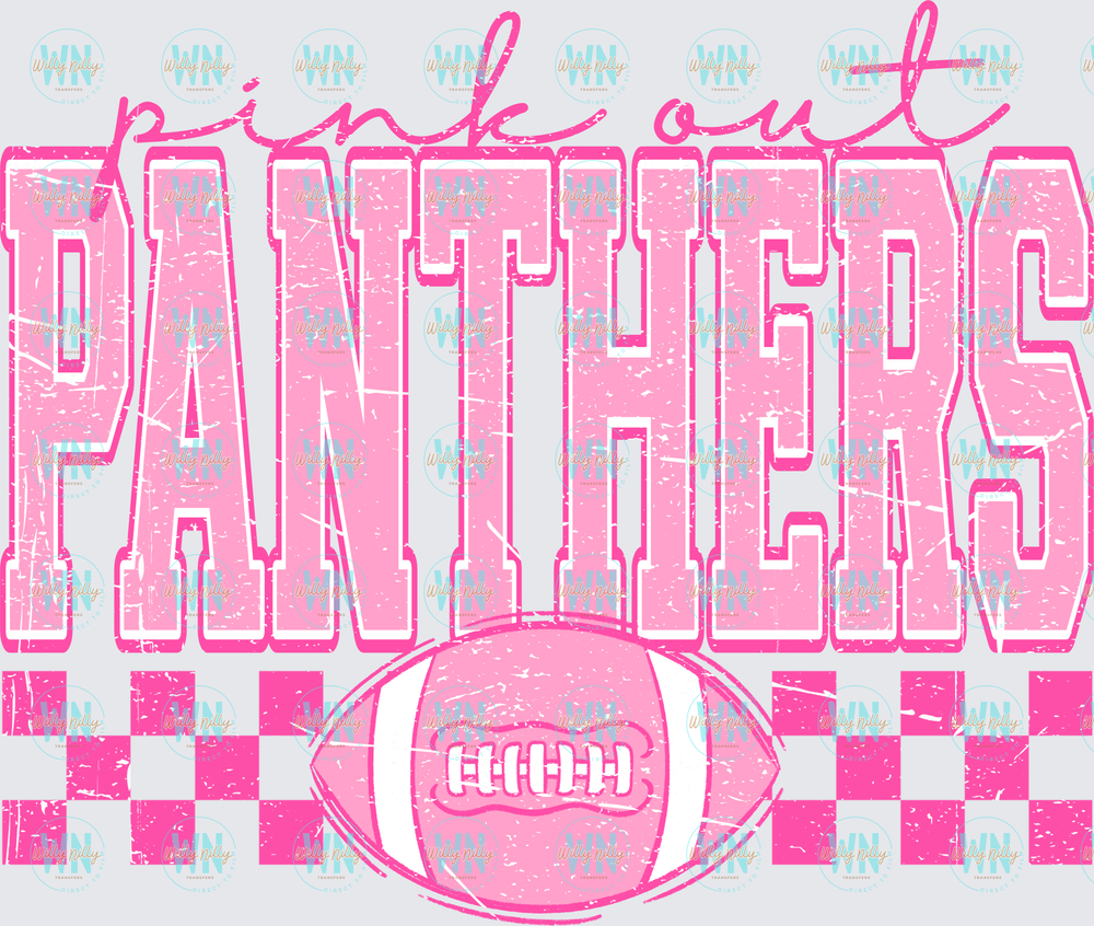 Panthers Pink Out-Ready to Press DTF Transfer
