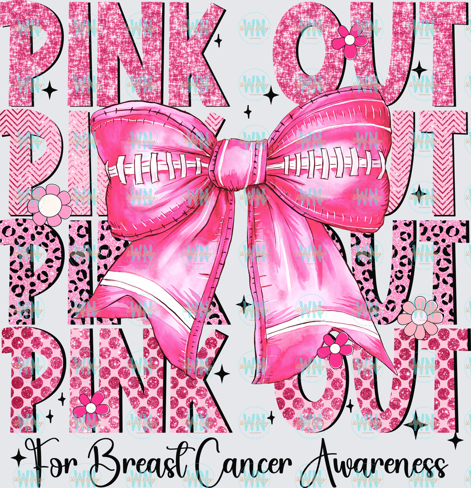Pink Out-Ready to Press DTF Transfer