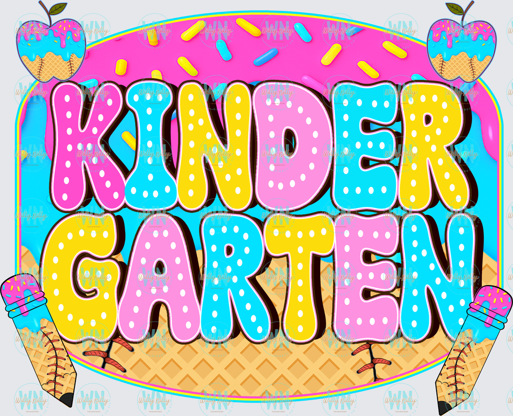Kindergarten (sweet)-Ready to Press DTF Transfer