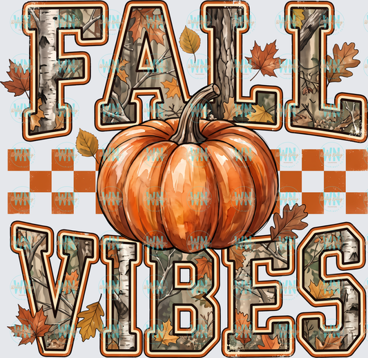 Fall Vibes (camo)-Ready to Press DTF Transfer
