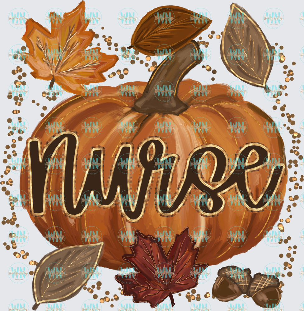 Nurse Pumpkin-Ready to Press DTF Transfer