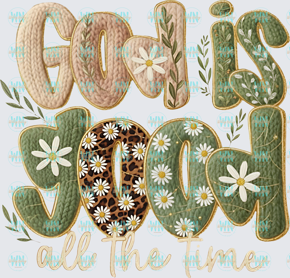 God is Good-Ready to Press DTF Transfer