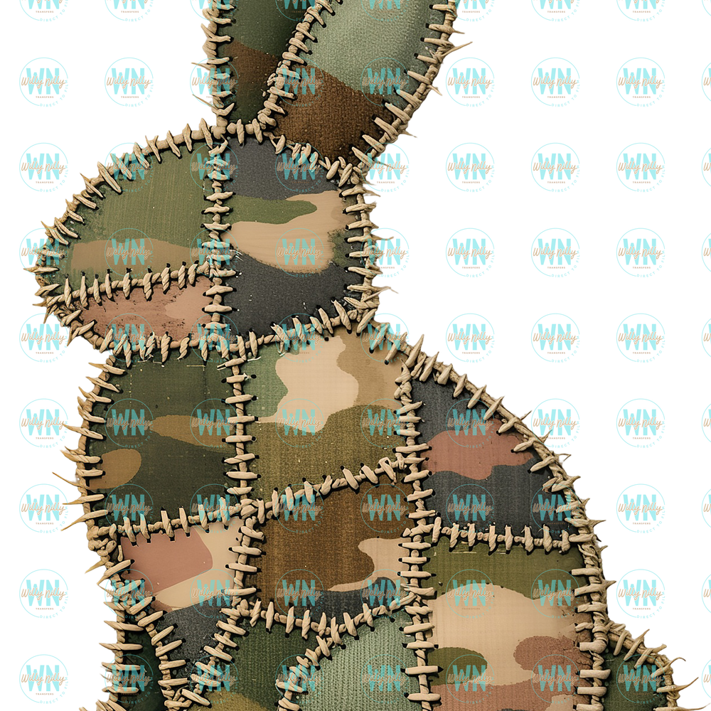 Patchwork Camouflage Bunny