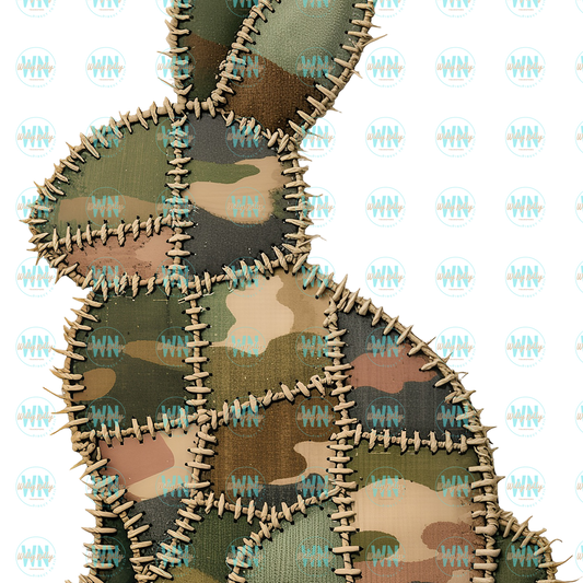 Patchwork Camouflage Bunny