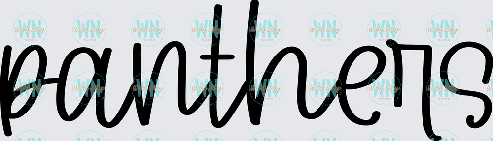 Panthers (cursive)-Ready to Press DTF Transfer
