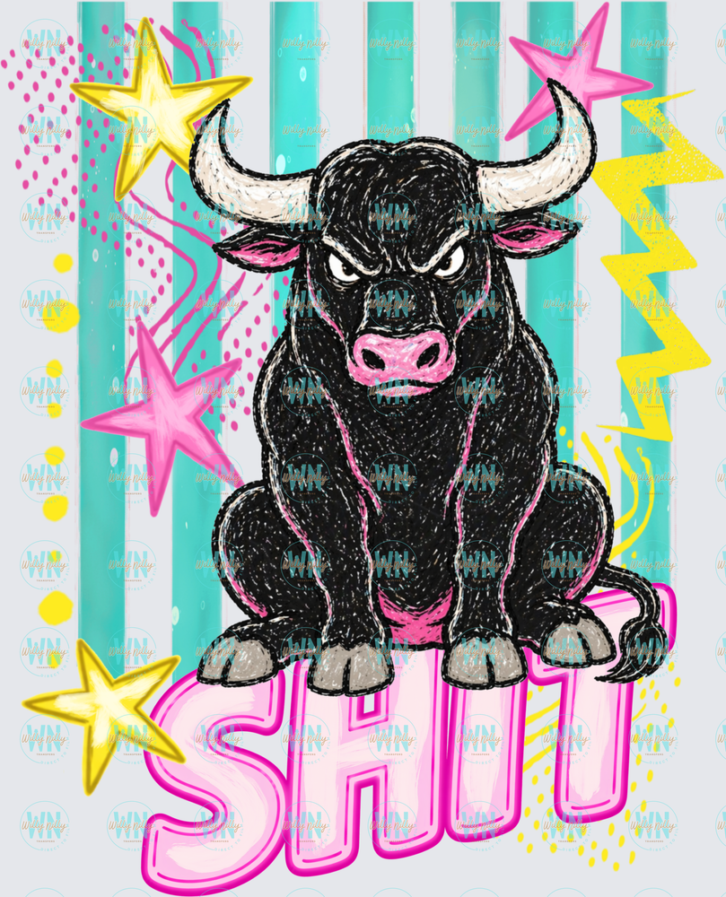 Bull-Ready to Press DTF Transfer