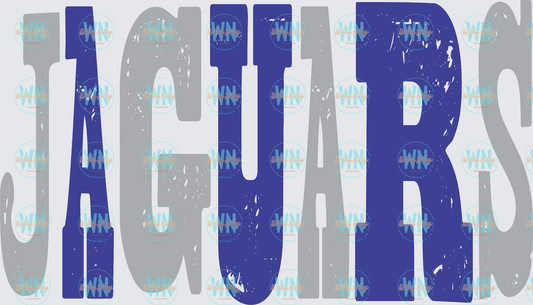 Jaguars (grey and blue)-Ready to Press DTF Transfer