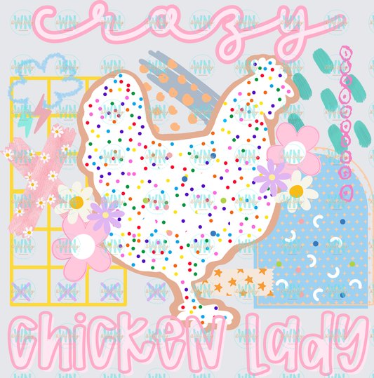 Crazy chicken lady