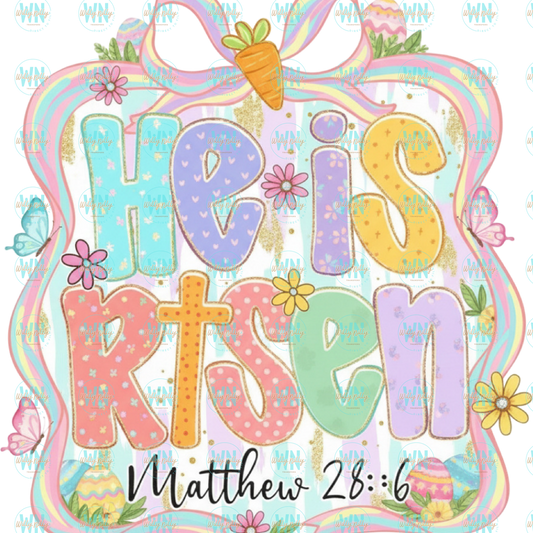He is risen