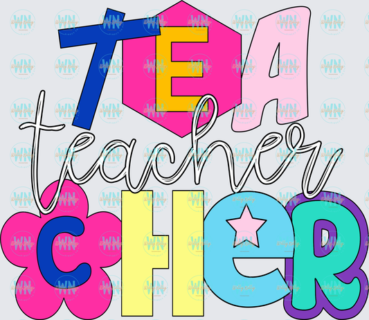 Fun and Funky Teacher-Ready to Press DTF Transfer